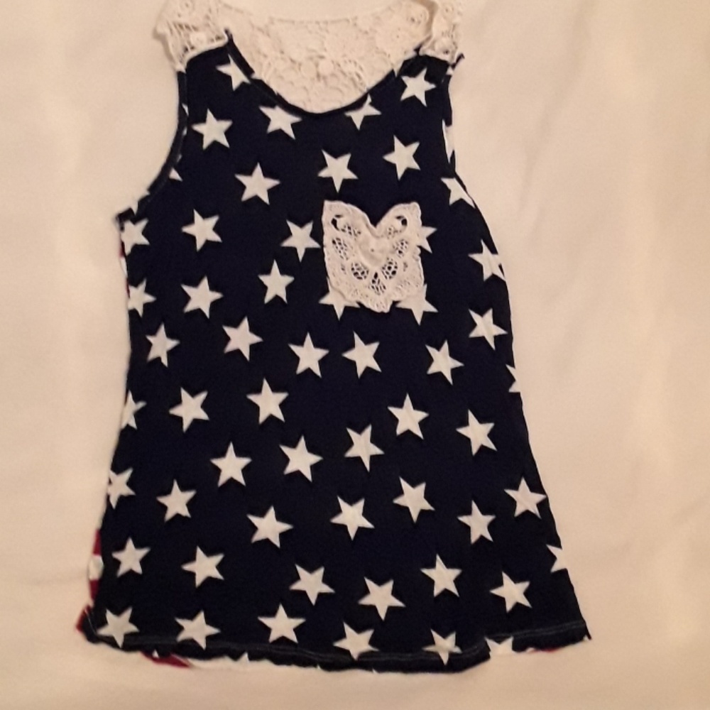 American flag tank